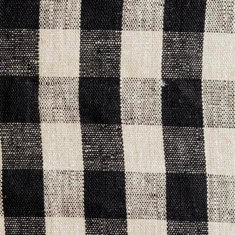 a black and white checkered fabric texture