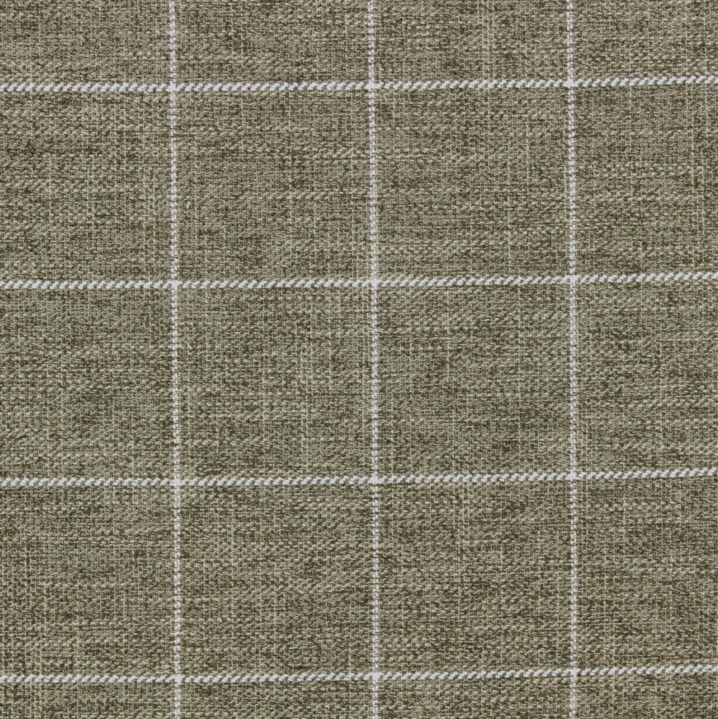 Sage Green Windowpane Upholstery Fabric green plaid curtain panel textile
