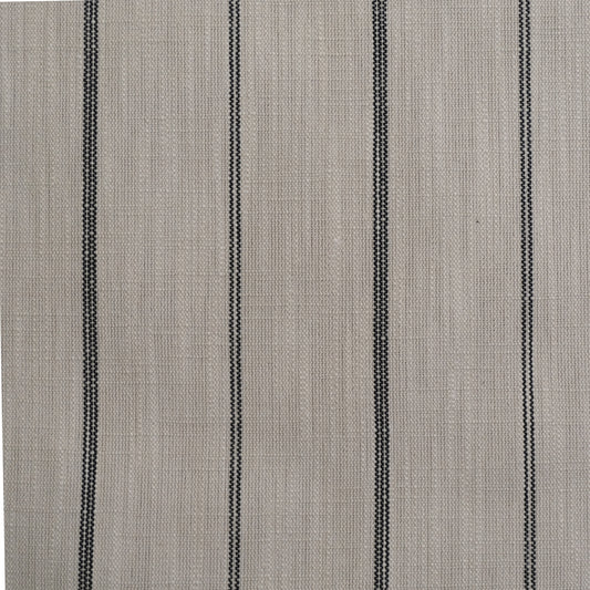 Cream Black Stripe Fabric Upholstery