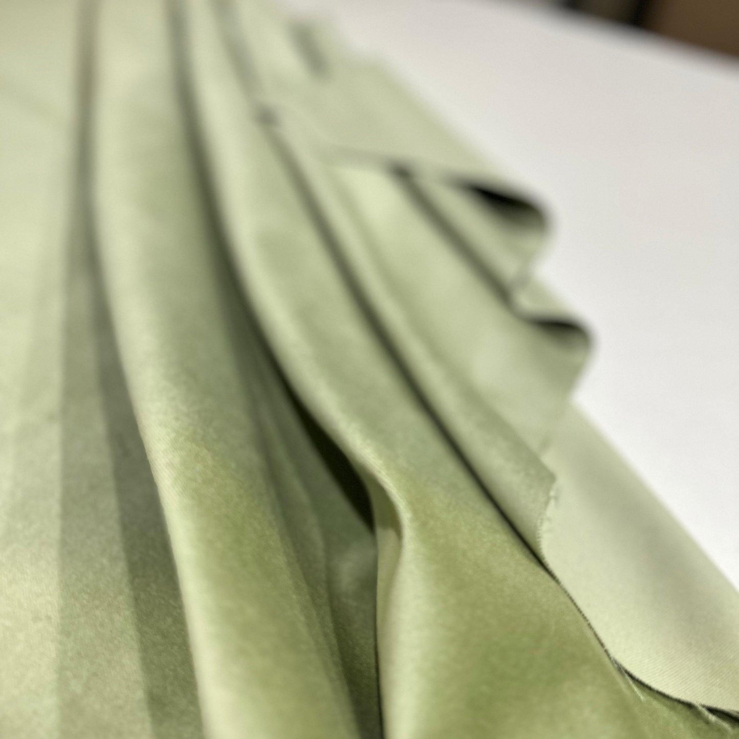 Sage Green Velvet Fabric by Yard- Plush Cotton Velveteen for Home Decor
