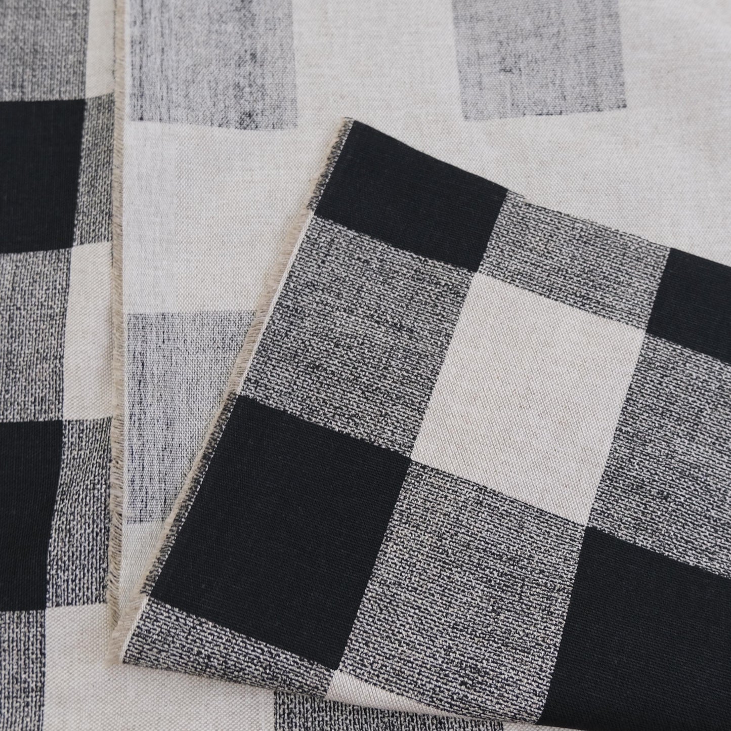 Black Buffalo Check Fabric