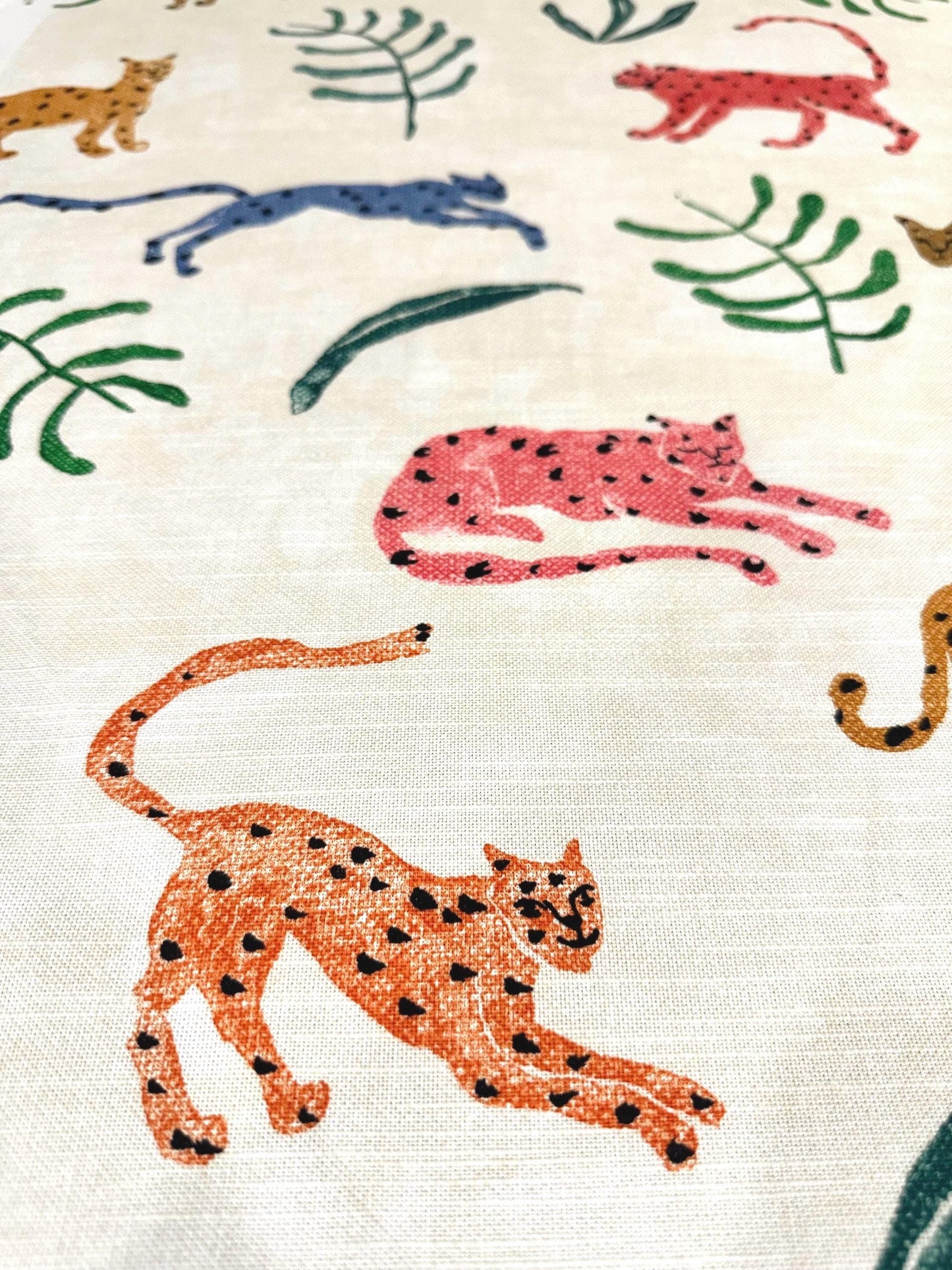 Colorful Animal Print Fabric Jungle Safari Theme Cotton Tropical Decor Fabric Quilters Fabric Home Decorator Material Sewing Supplies Crafters Gift