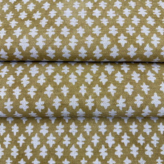 Yellow Botanical Patterned Fabric Cotton Cushion Cover Textile Yardage Cottagecore Dining Tablecloth Upholstery Material for Home Decor DIY