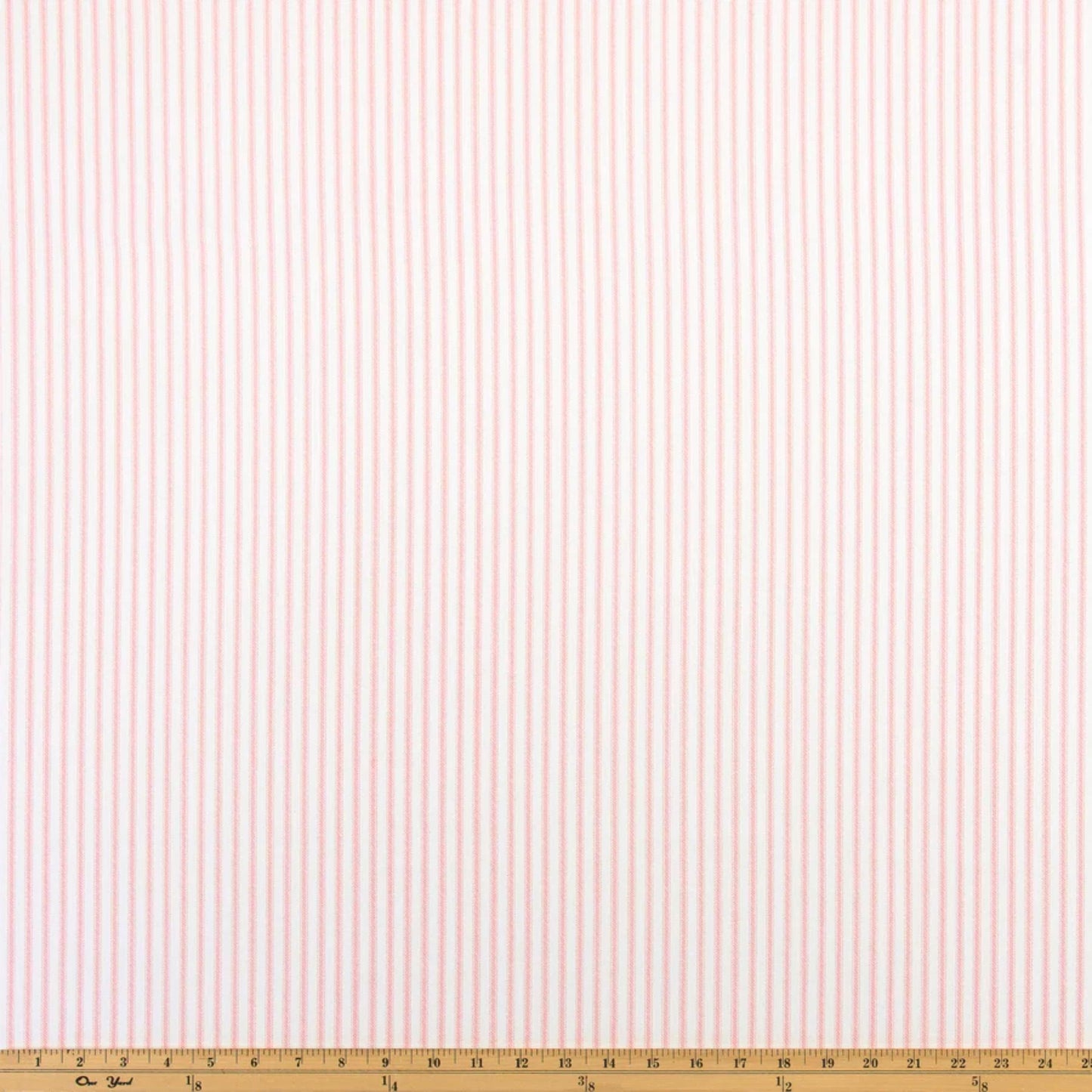 Coquette Pink Toile and Gingham Fabric – Romantic Cotton Blend by the Yard for Curtains, Pillows & Cottagecore Decor