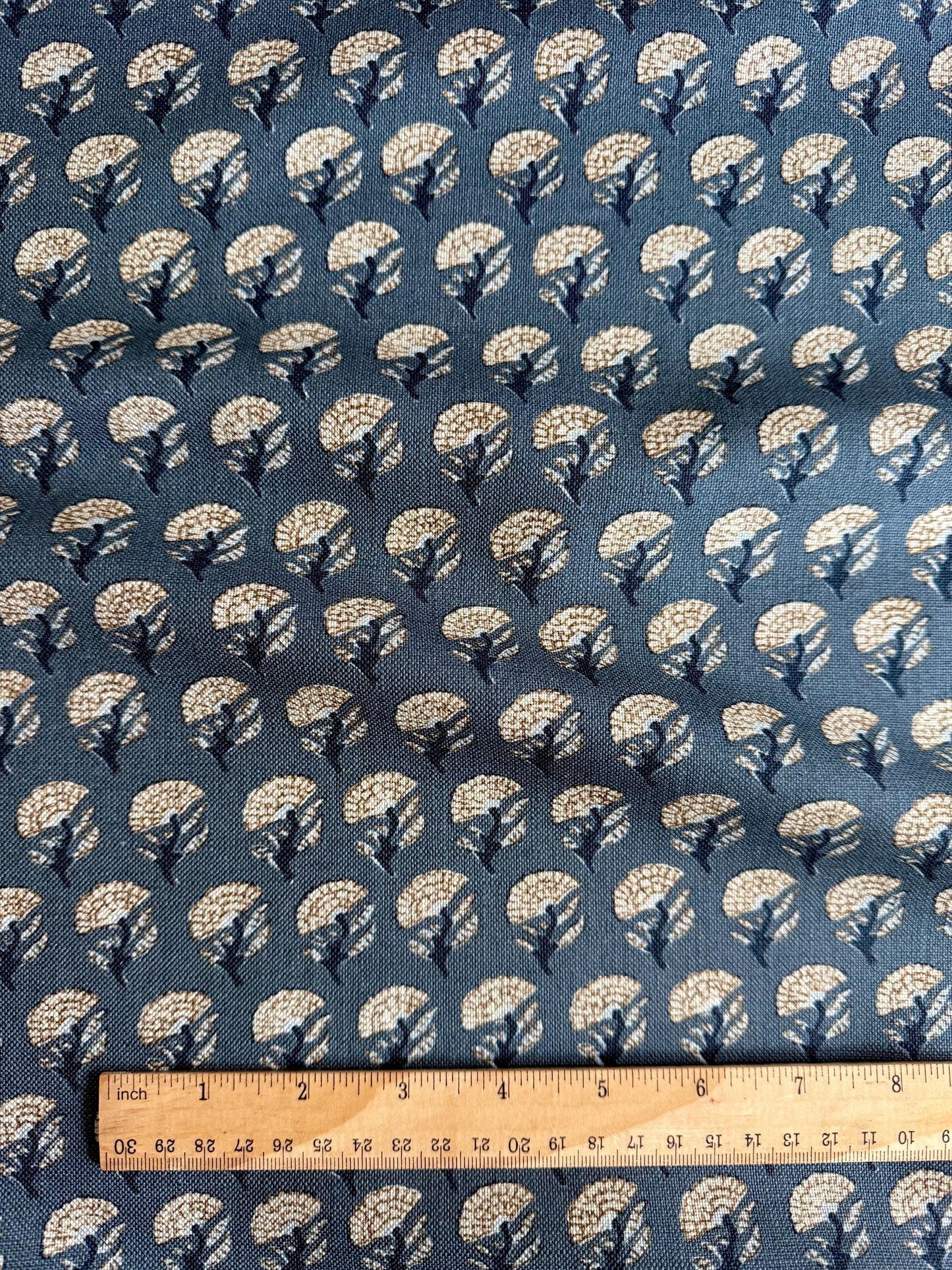 Small Blue Floral Cotton Fabric – Ditsy Print Fabric by the Yard