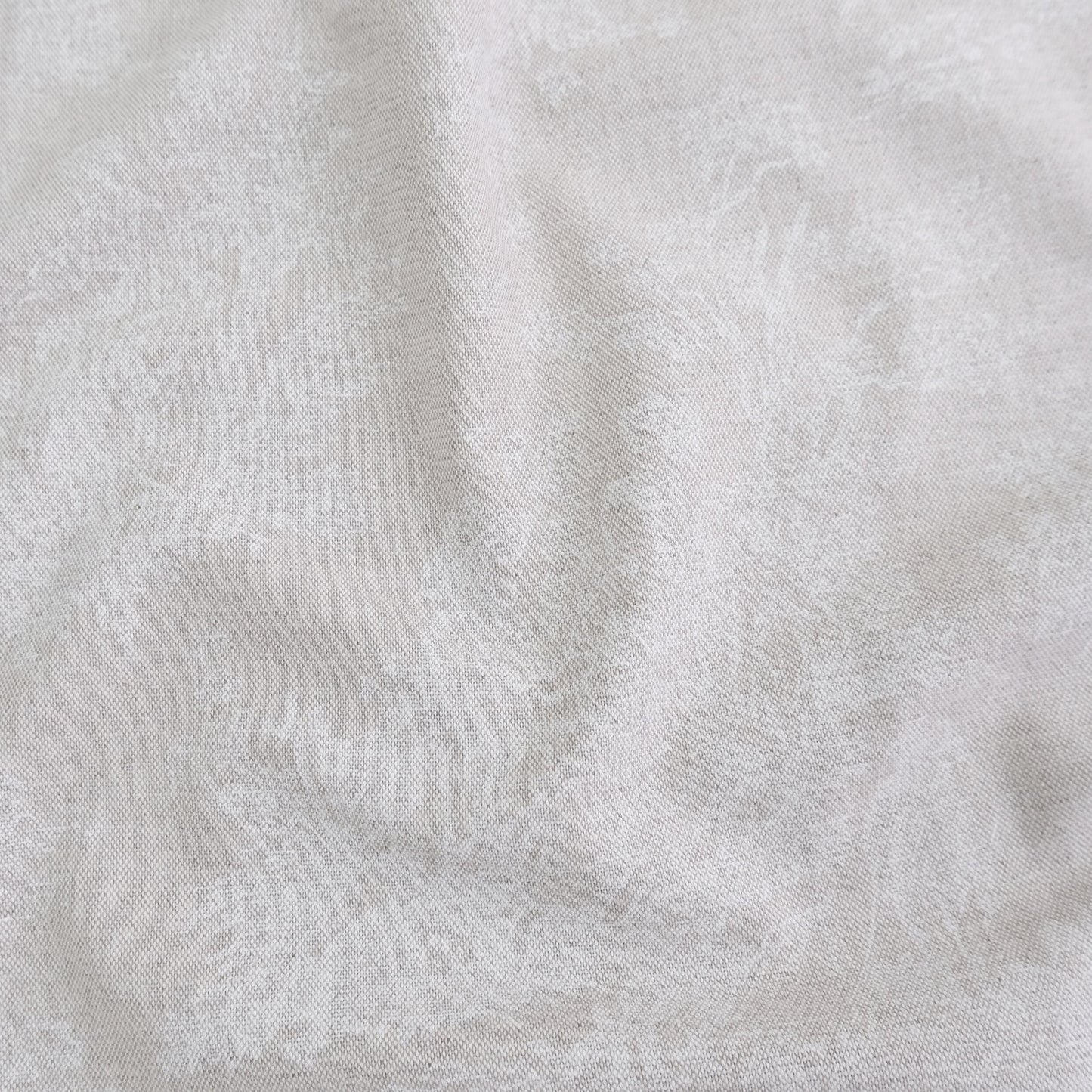 Taupe Toile Fabric by the Yard Lace Print Neutral