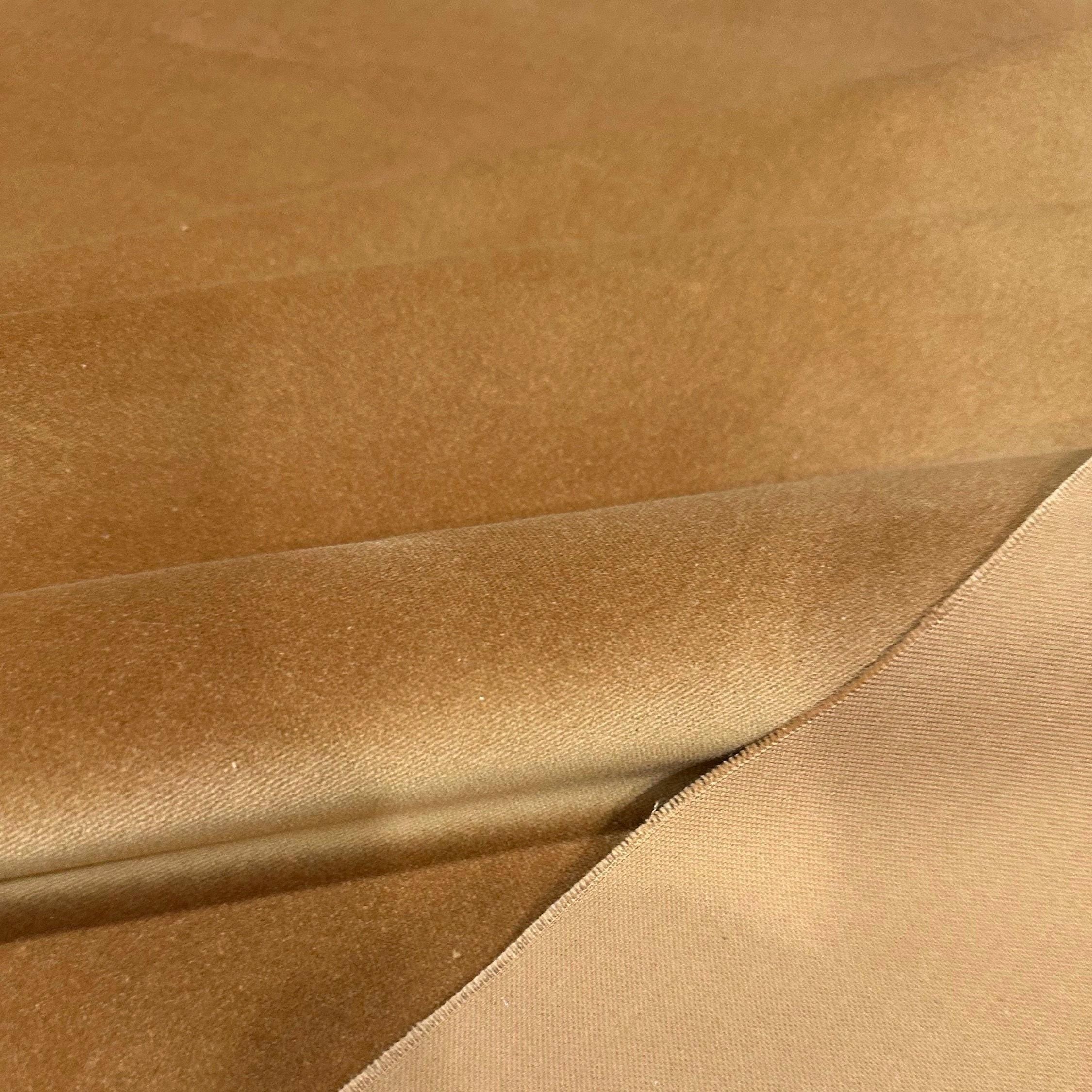 Velvet Fabric Luxury Matte Gold Cotton