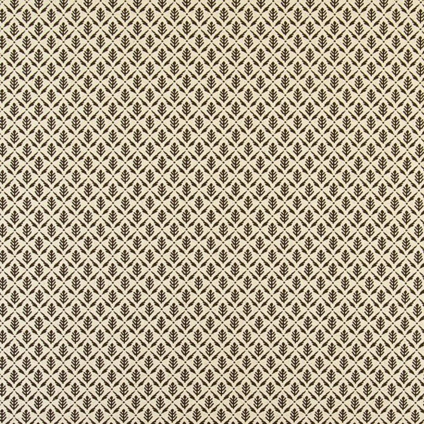 Diamond Motif Fabric by Yard Brown