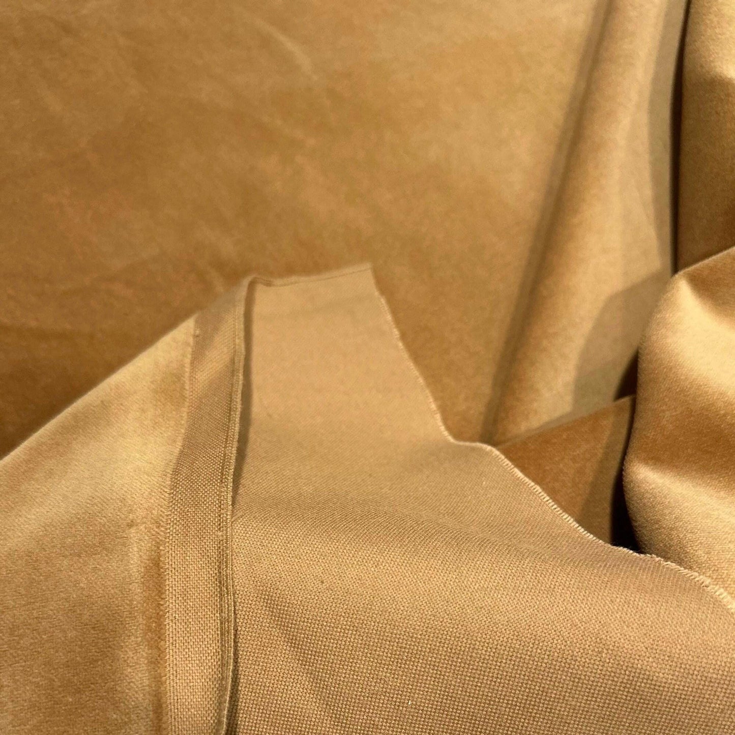 Cotton Velvet Drapes Blackout Curtain Panel Fabric
