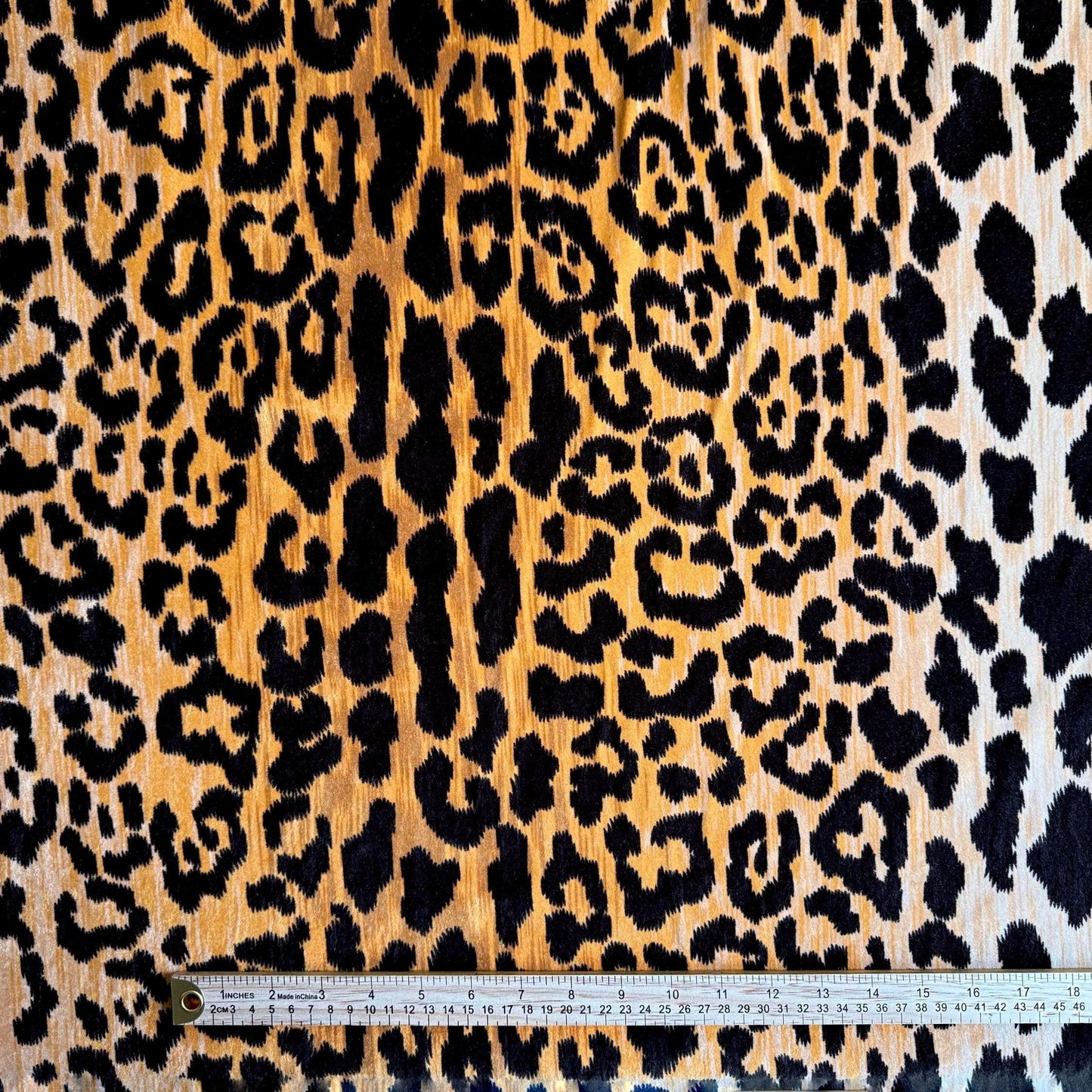 Leopard Print Velvet High-End Fabric Luxurious Velvet