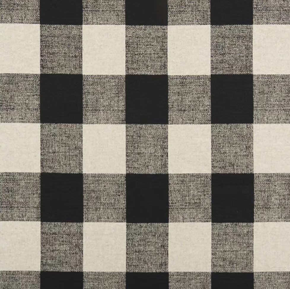 Buffalo Check Fabric Plaid Upholstery Material Farmhouse Decor Rustic Home Accents Curtain Pillow Quilting Cotton Rayon Blend USA Made Heavy Duty DIY Sewing Project Cabin Style