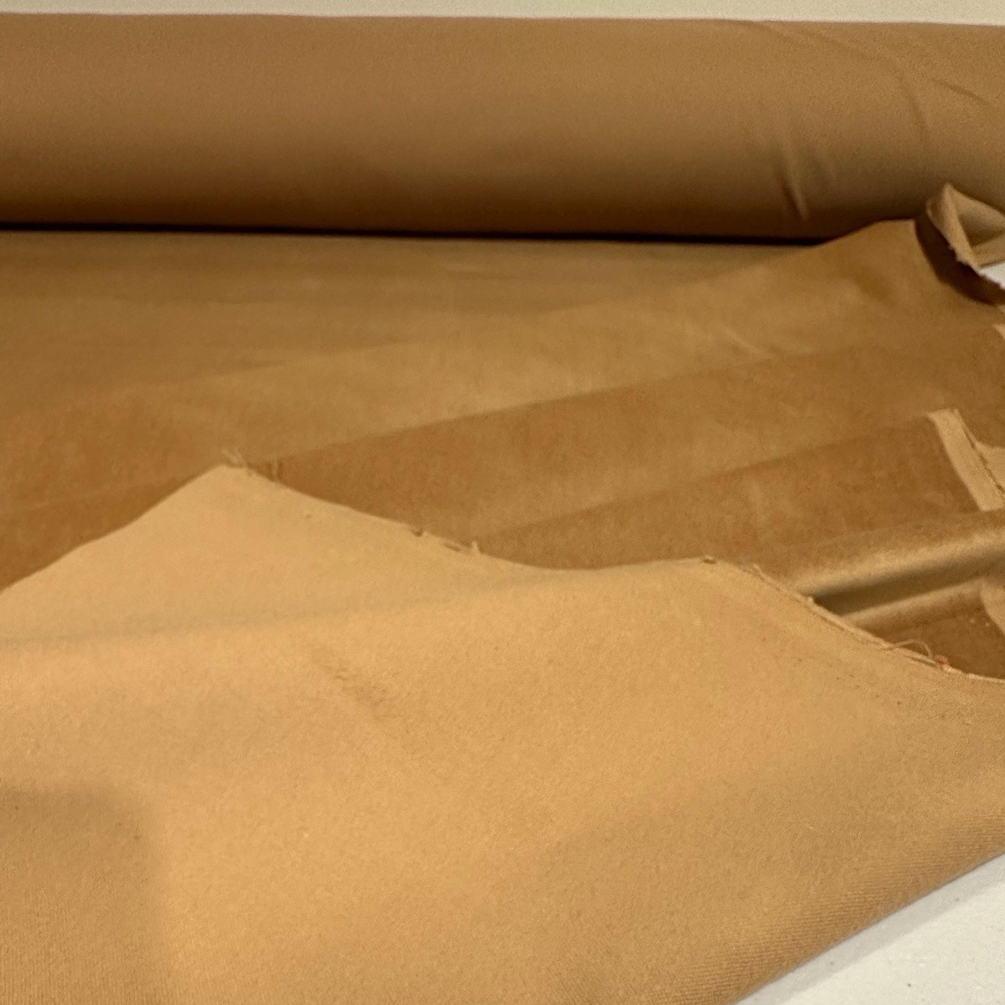 Camel Gold cotton Velvet Fabric