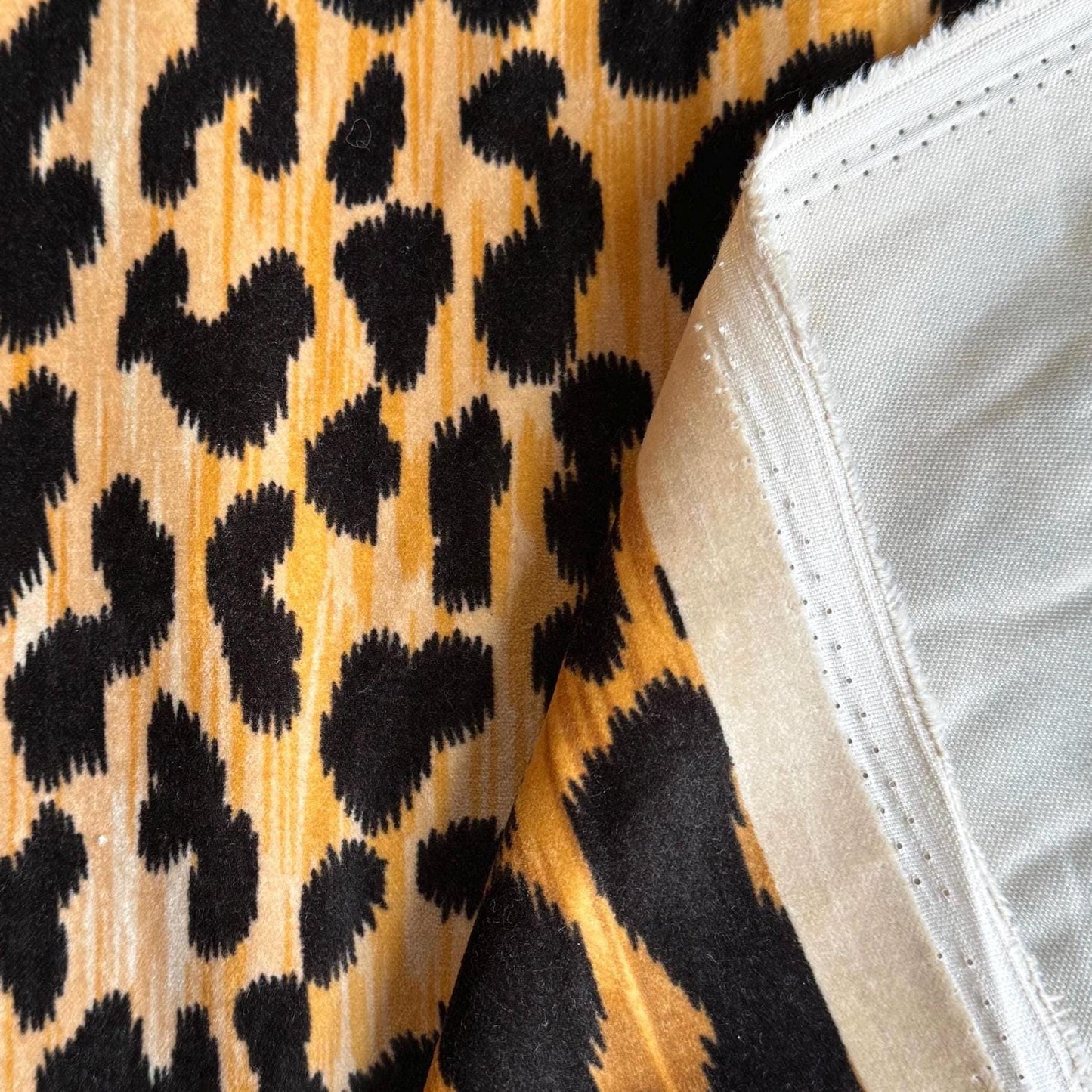 Leopard Print Velvet High-End Fabric Luxurious Velvet