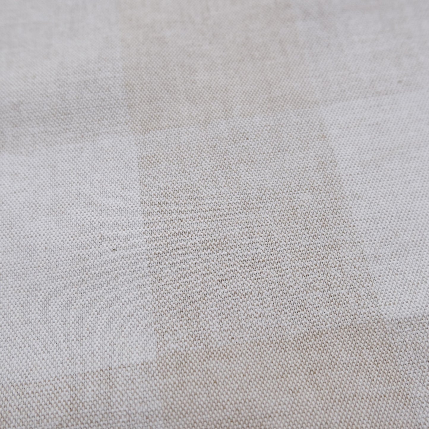 Beige Buffalo Plaid Fabric by the Yard Cotton Check Printed
