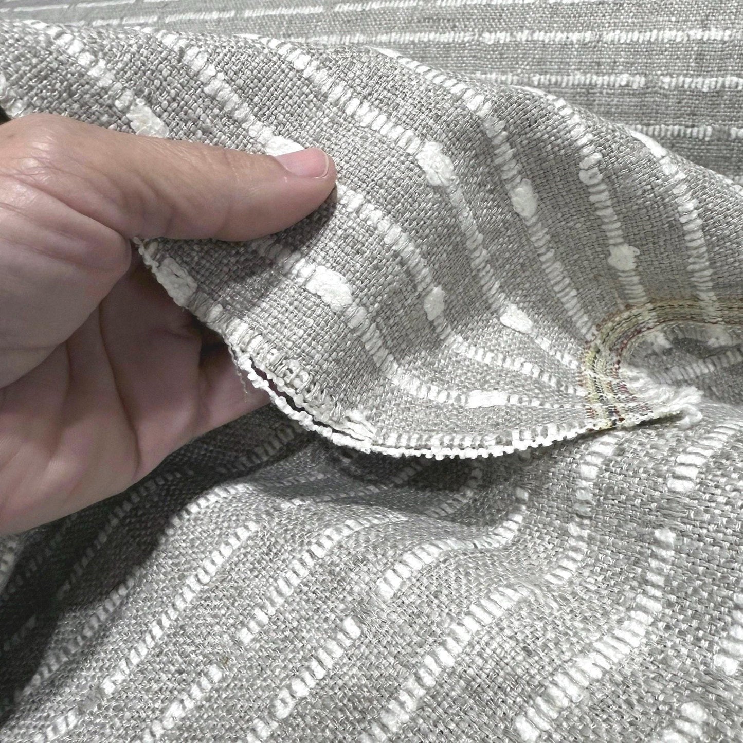 Modern Home Upholstery Drapery Warm Gray Material