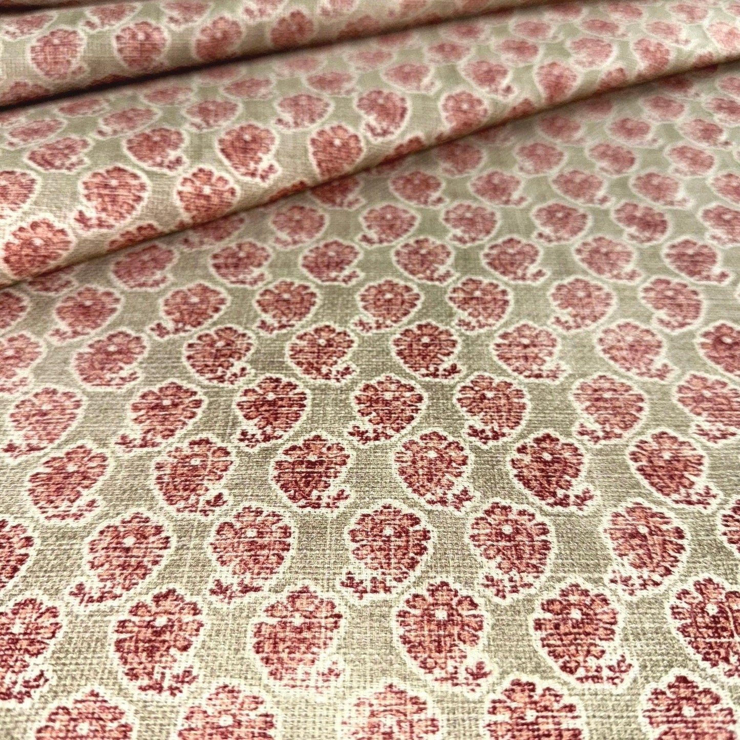 Pink Swirl Girl Room Drapery Curtain Panel Fabric