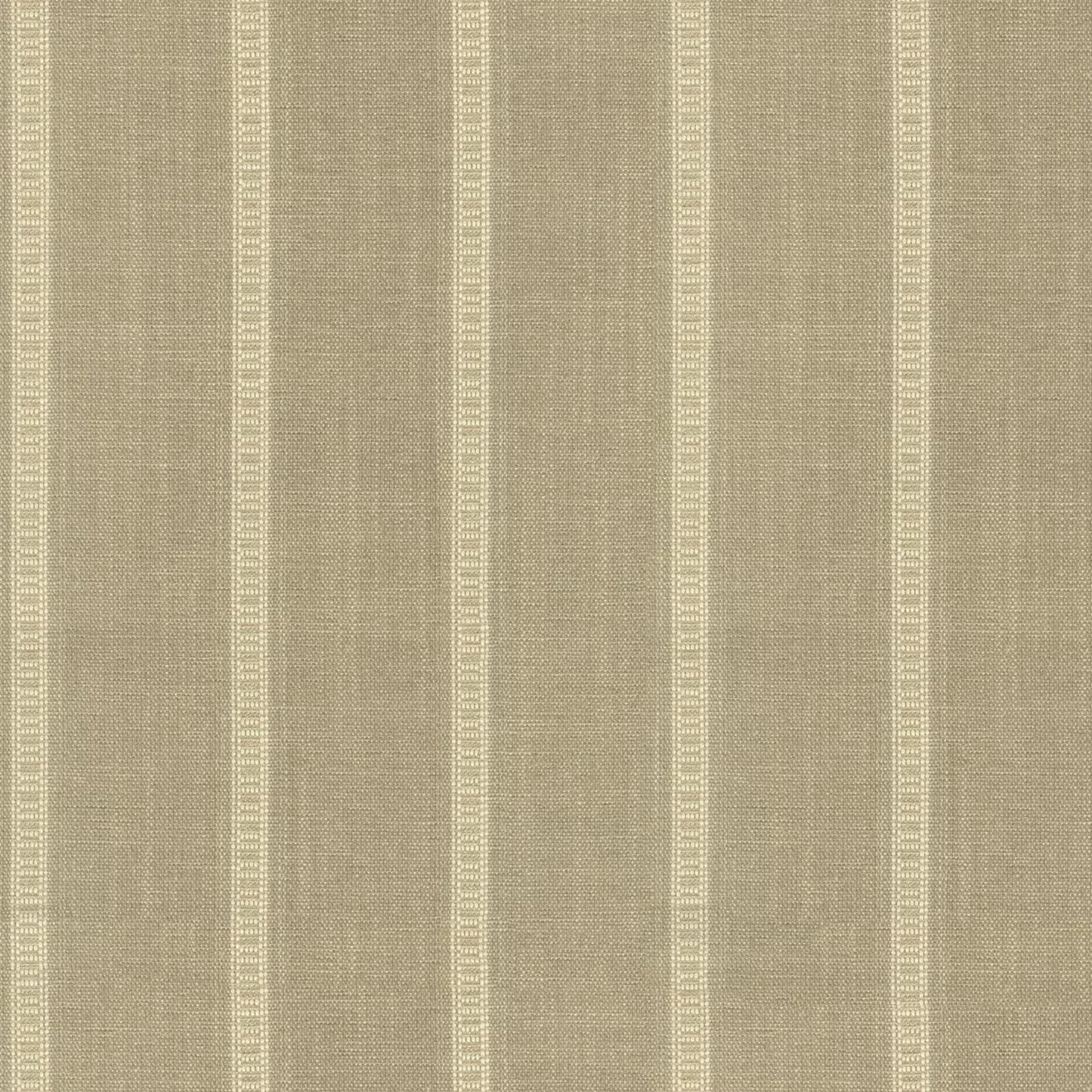 Warm sand Bengal stripe upholstery fabric in neutral beige tone, textured striped fabric for home decor and furniture