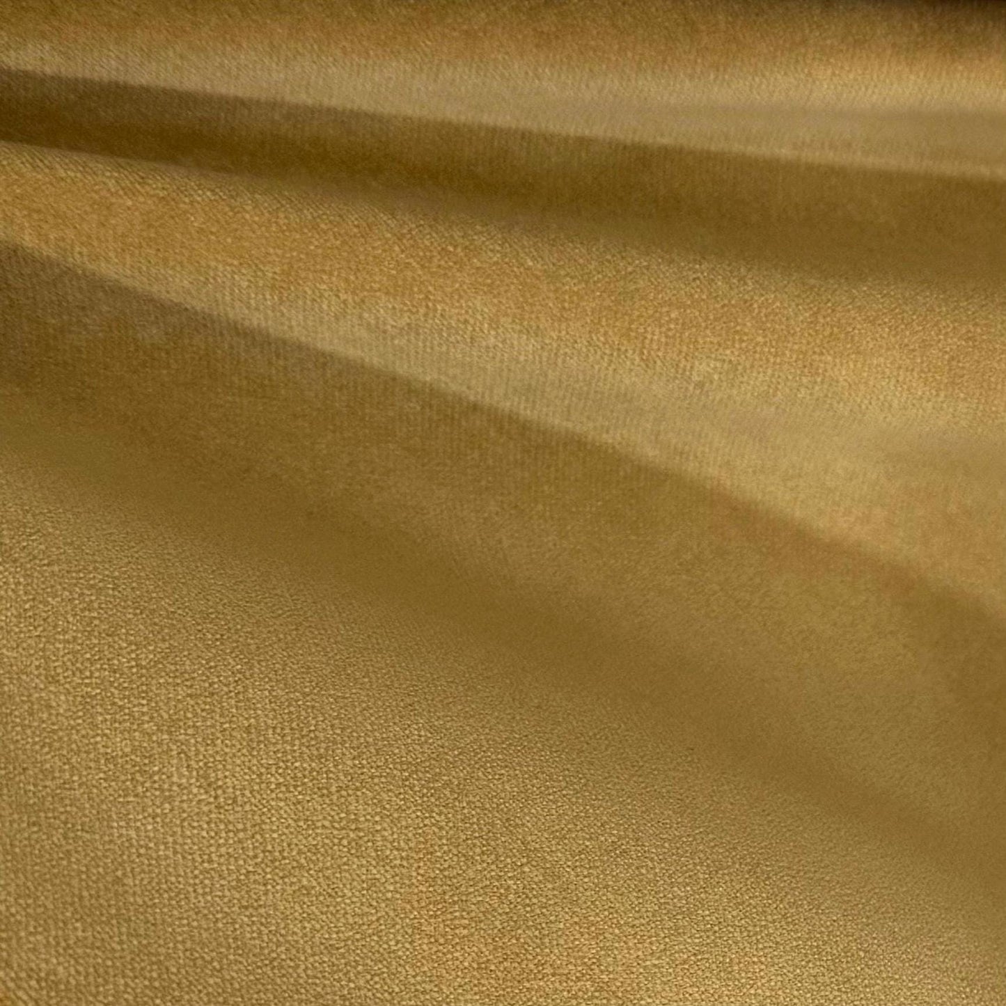 Golden Cotton Velvet Fabric- Mustard Gold Velveteen by the Yard