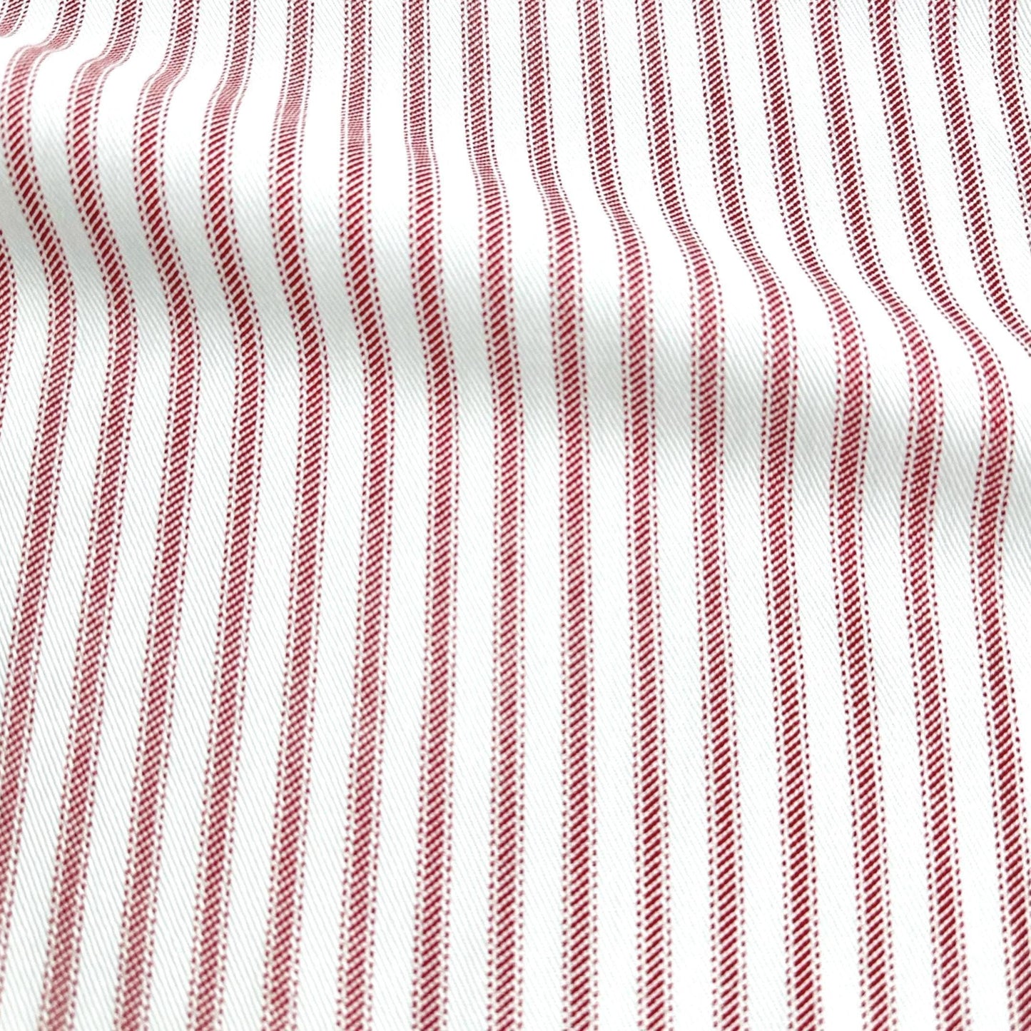 Ticking Stripe Cotton Fabric- Farmhouse Striped Upholstery