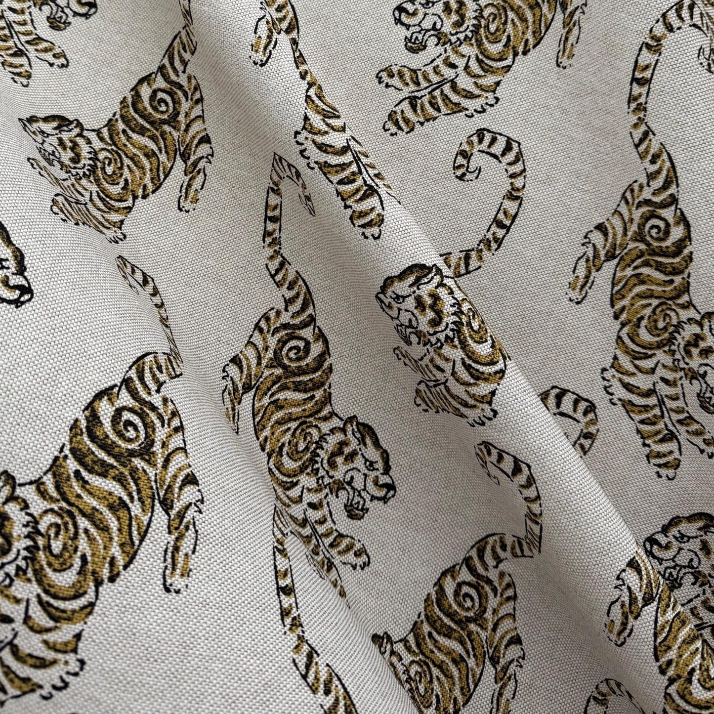 Maximalist Decor Fabric Eclectic Home Decor Fabric Tiger Print Fabric Animal Print Fabric DIY Home Project Material Statement Piece Fabric Bold Pattern Fabric Interior Design Fabric