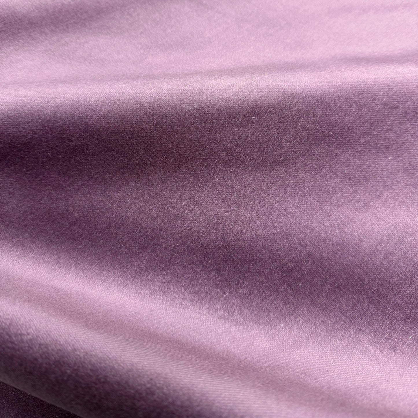 Dusty Amethyst Cotton Velvet Fabric- Soft Purple Upholstery & Drapery Textile by the Yard