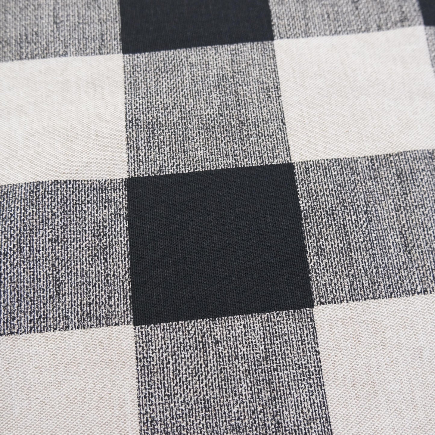 Black Buffalo Check Fabric