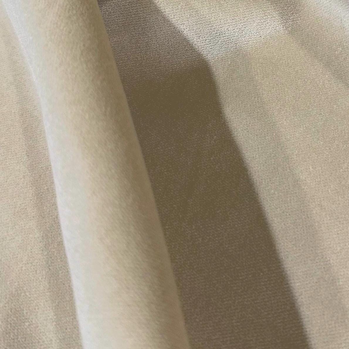 Muted Sage Green Velveteen Fabric by the Yard- Soft Cotton Upholstery & Drapery Material