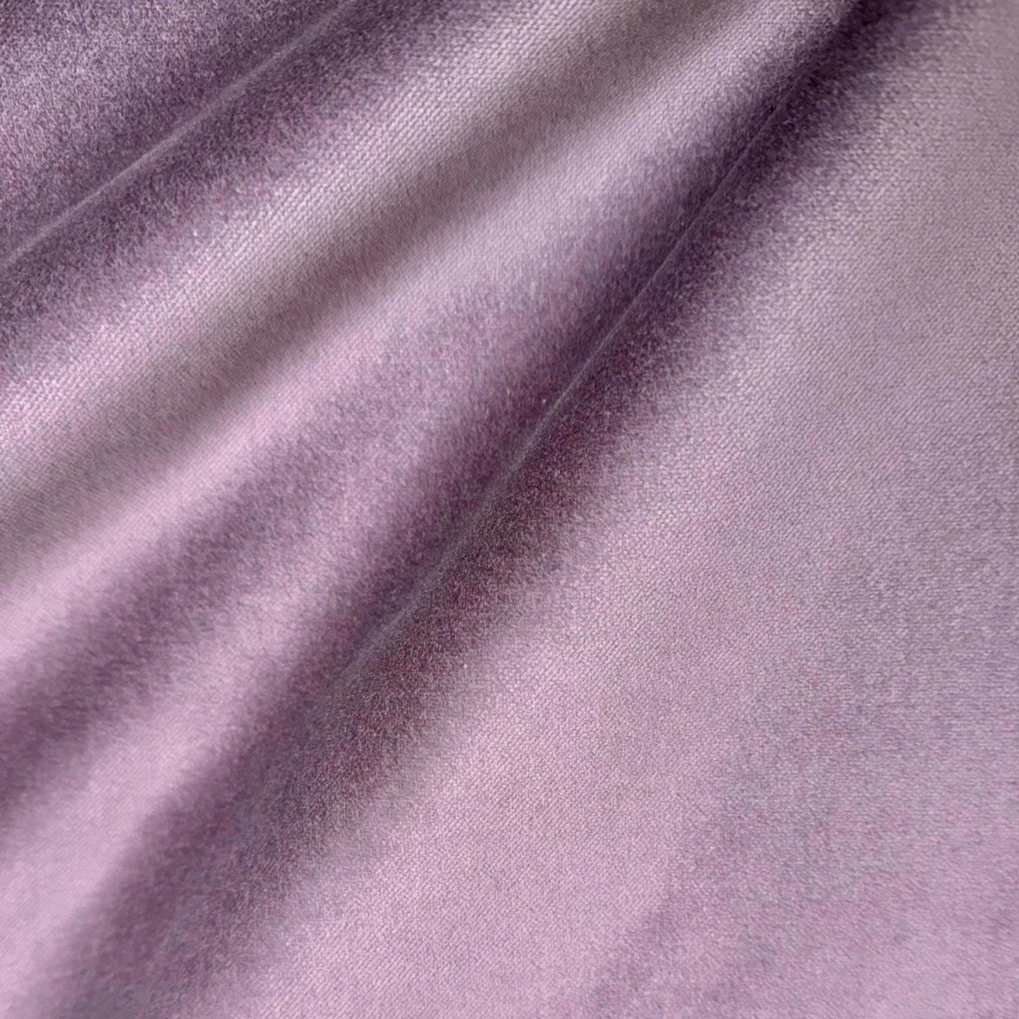 Dusty Amethyst Cotton Velvet Fabric- Soft Purple Upholstery & Drapery Textile by the Yard