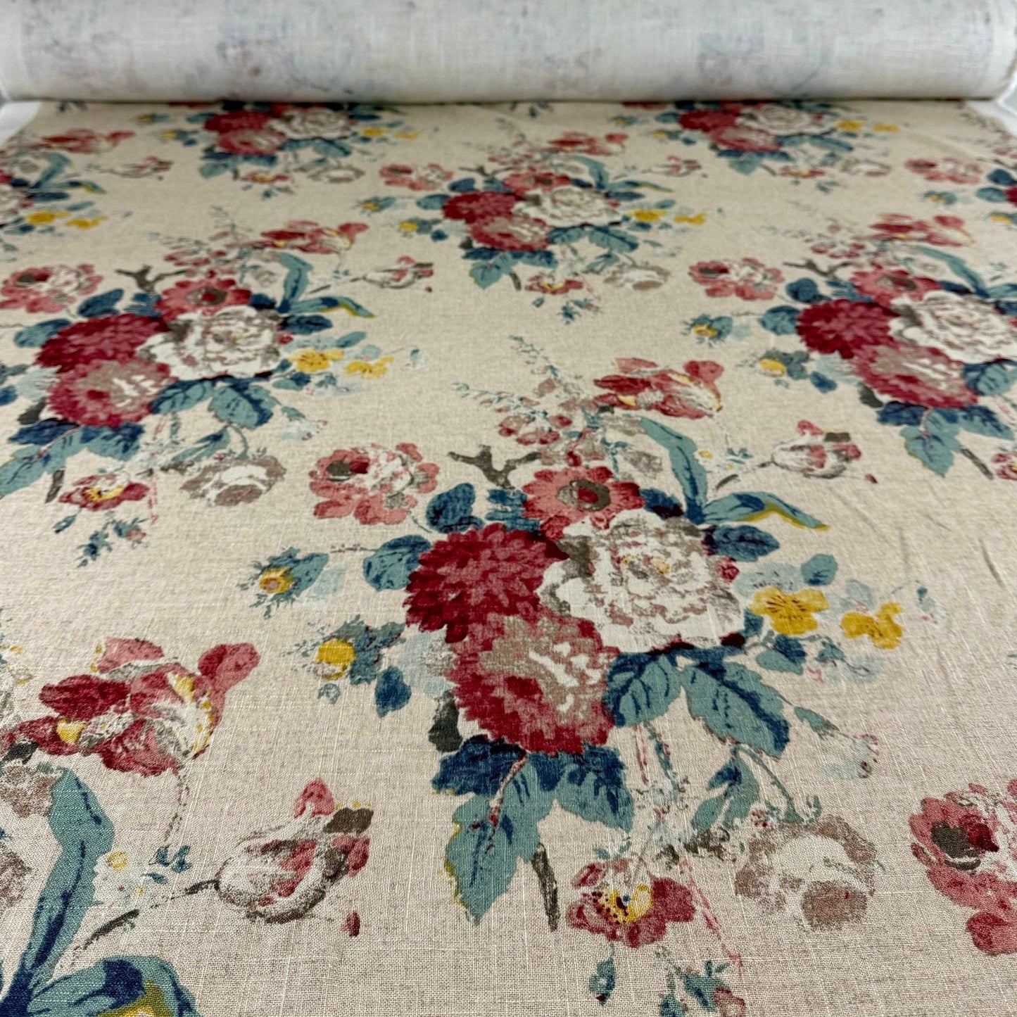 Drapery Yardage Textile Vintage Inspired