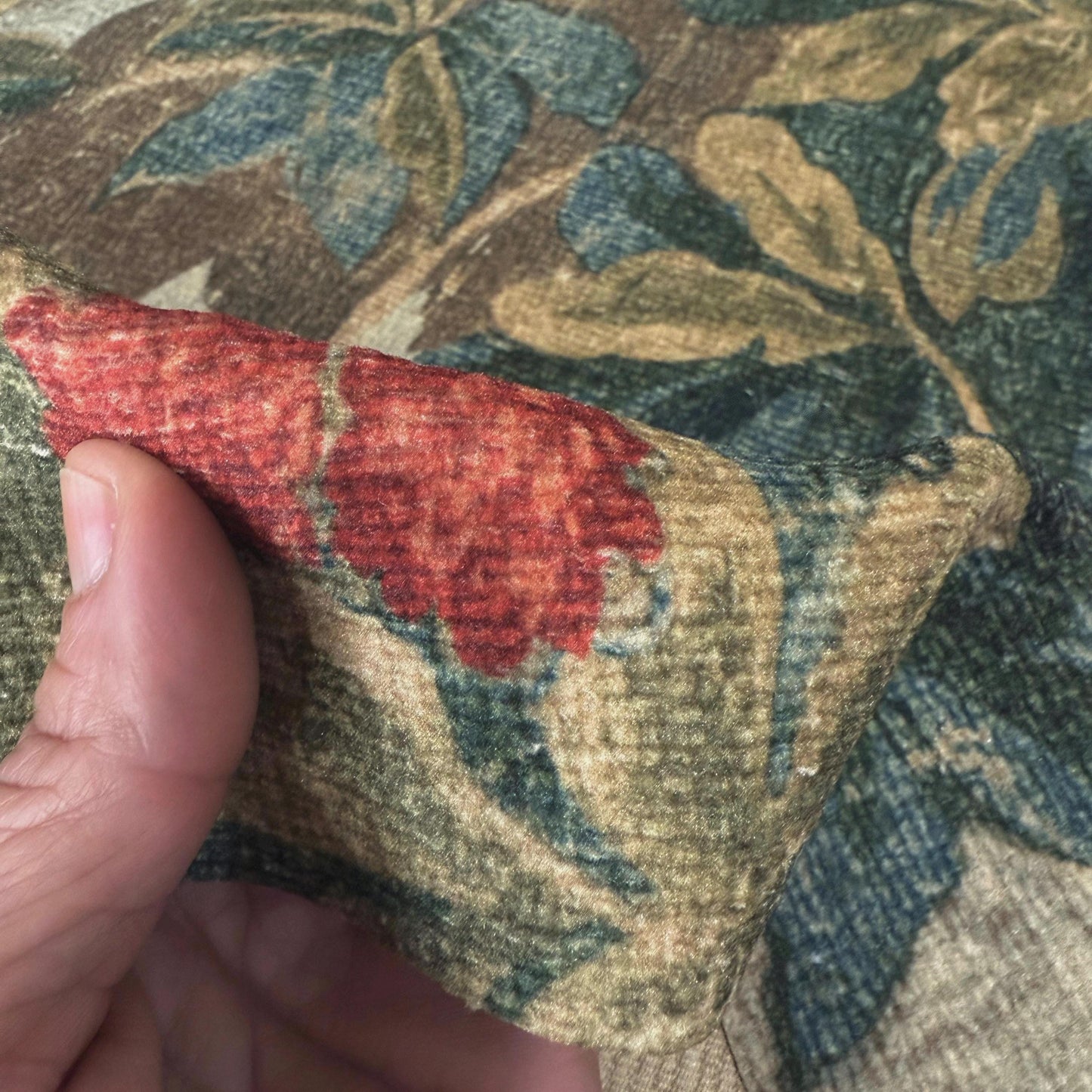 Foliage Botanical Upholstery Fabric by the Yard – Designer Green Leaf Print