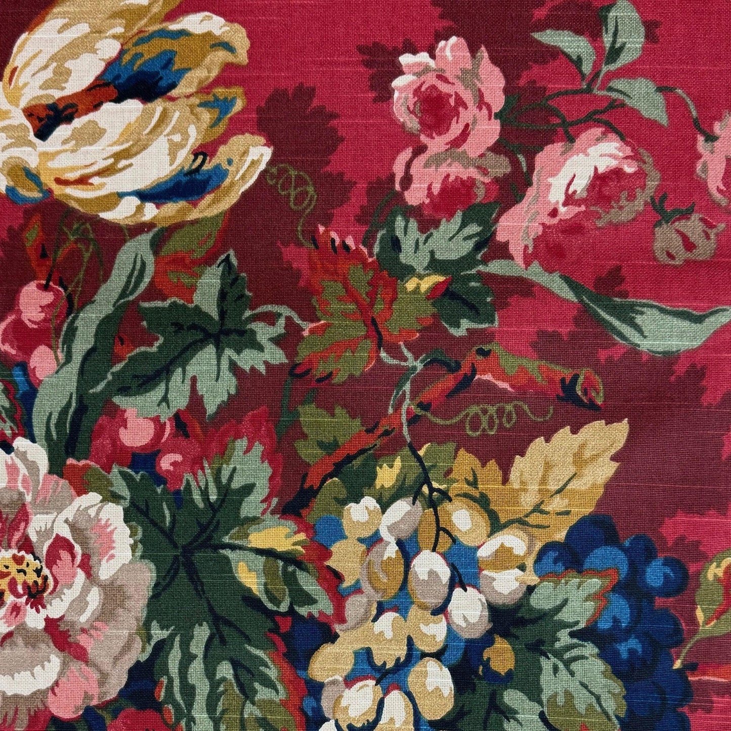Designer Fabric Yardage Fruit Printed
