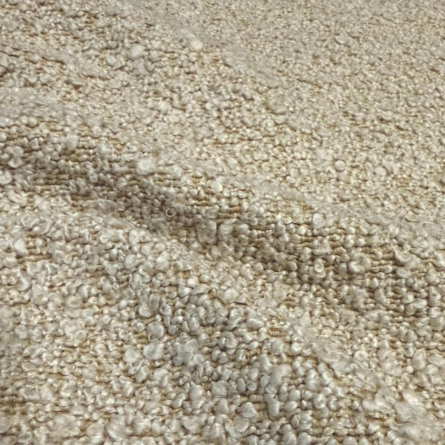 Warm Taupe Boucle Upholstery Fabric – Textured Home Decor Fabric