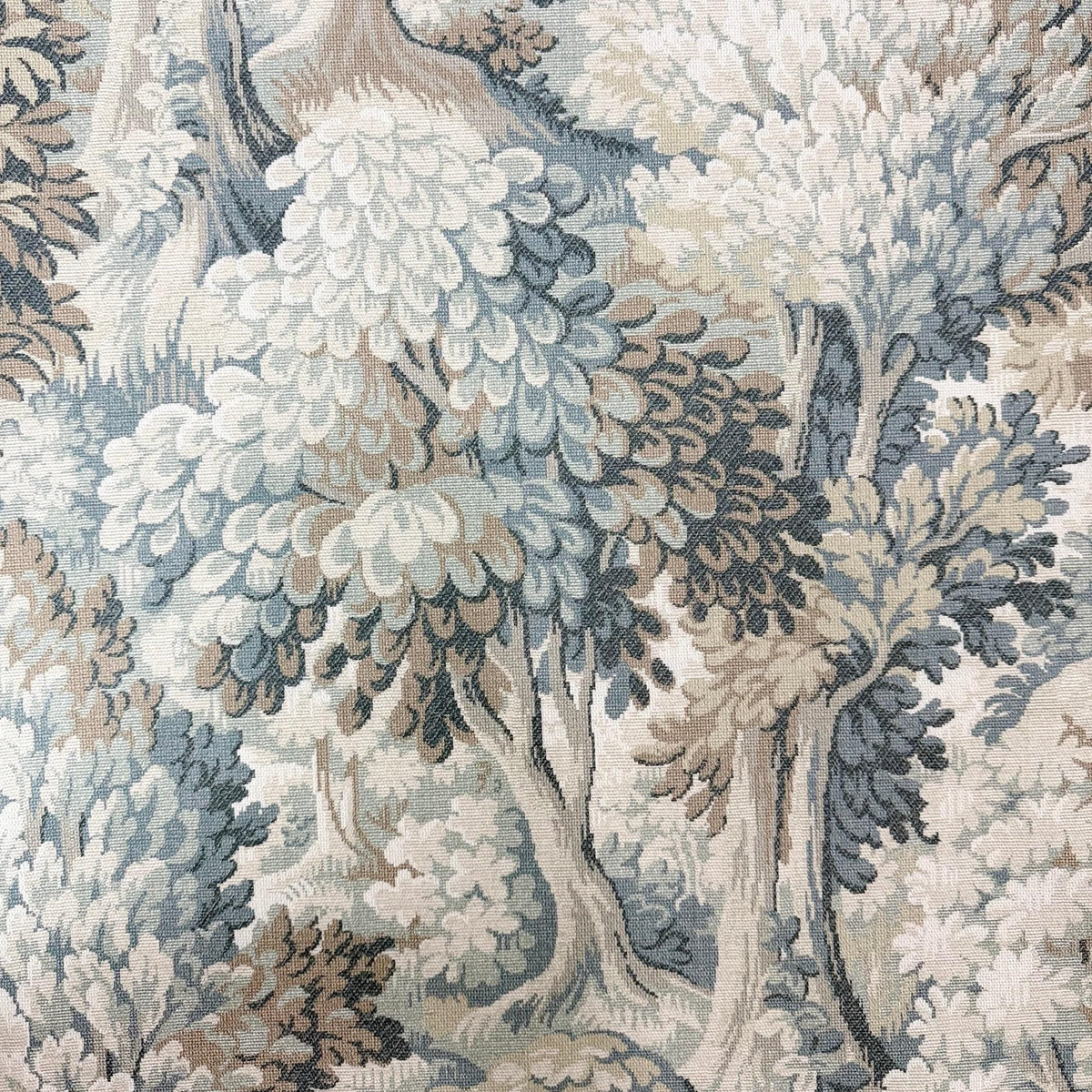 Muted Blue Forest Tapestry Print Fabric by the Yard – House of Fabrika