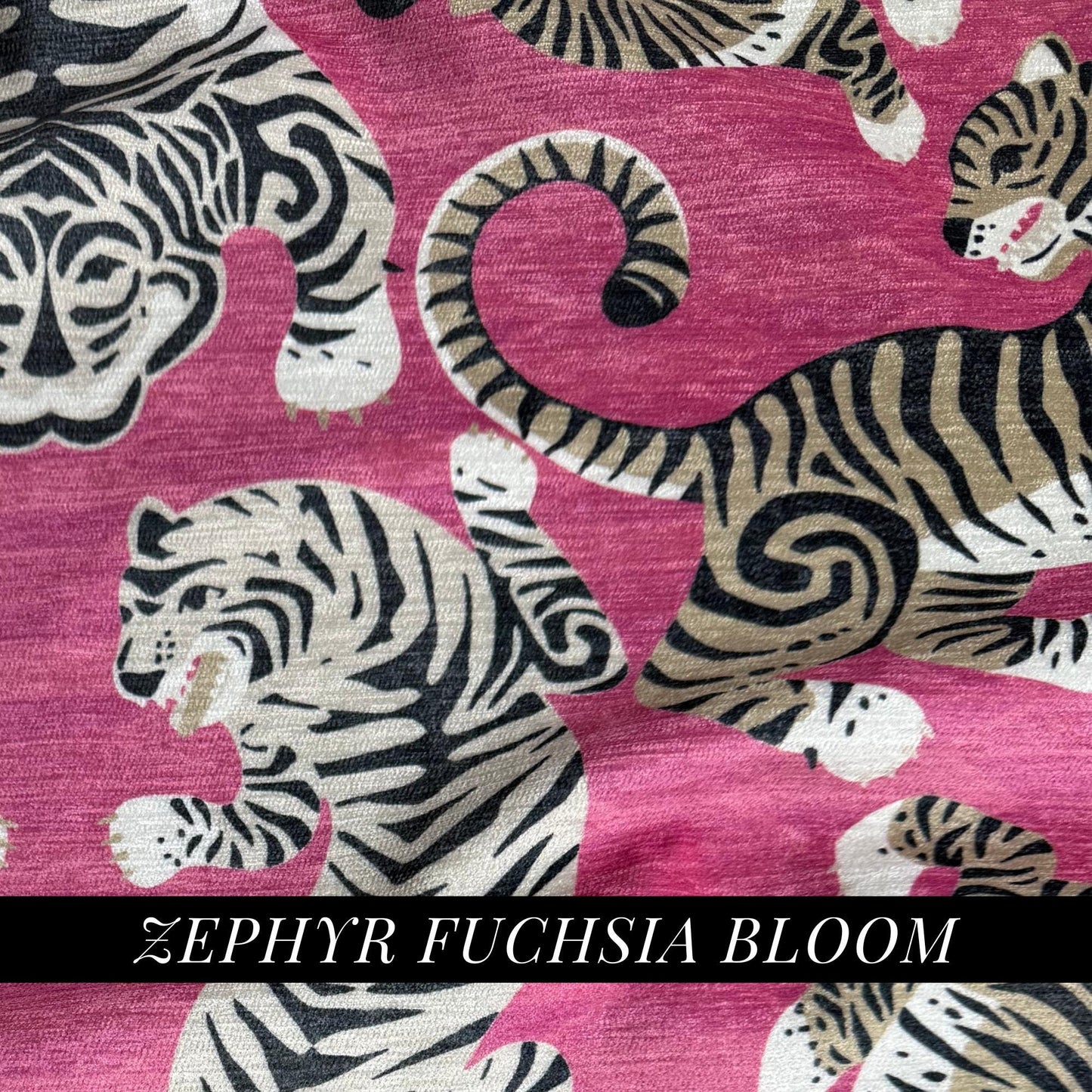 Modern Tiger Print Fabric- Luxury Safari-Inspired Upholstery