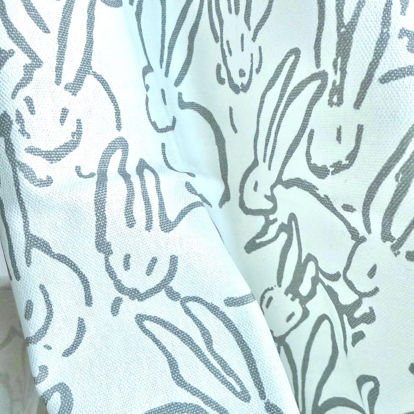 Bunny Print Pastel Fabric Soft Cotton for Nursery & Craft Projects
