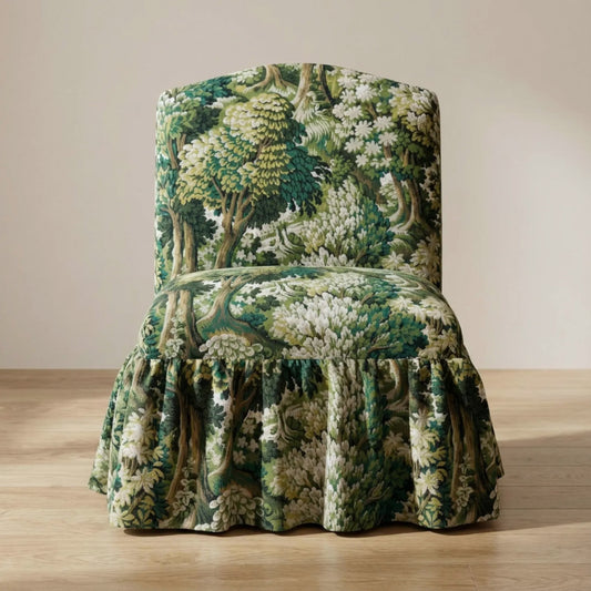 Green Pattern Upholstery Fabric by Yard