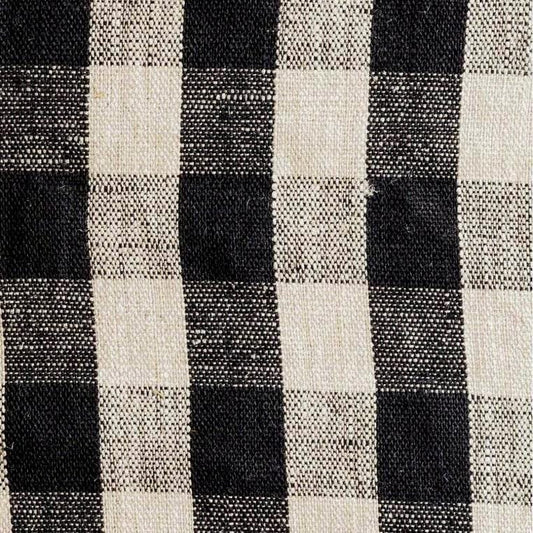 a black and white checkered fabric texture