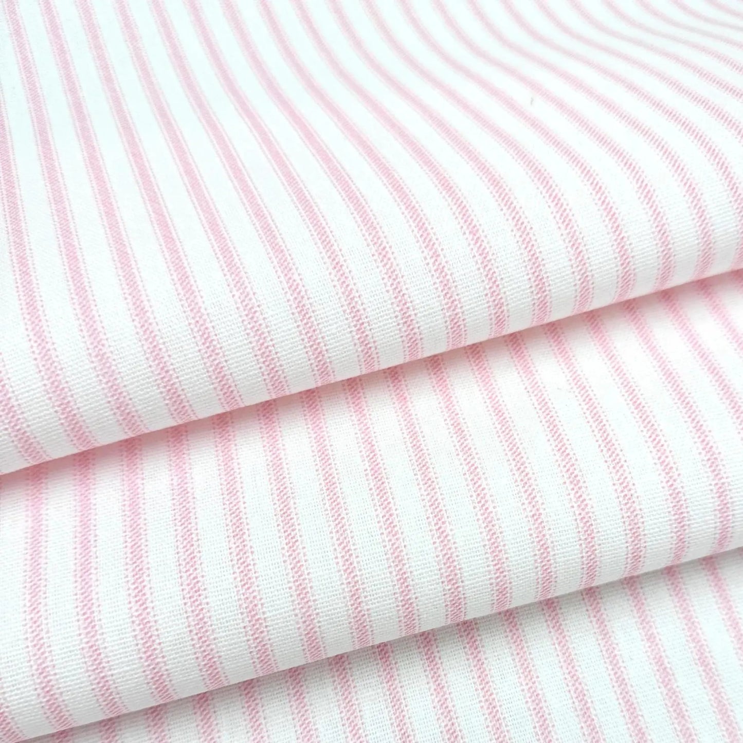 Coquette Pink Toile and Gingham Fabric Romantic Cotton Blend by the Yard for Curtains Pillows Quilting Crafts and Cottagecore Home Decor