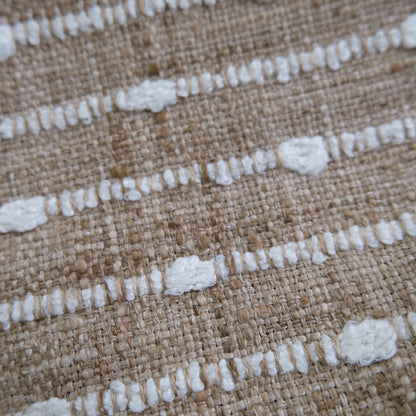 Harvest Striped Upholstery Fabric- Earthy Woven Fabric by the Yard