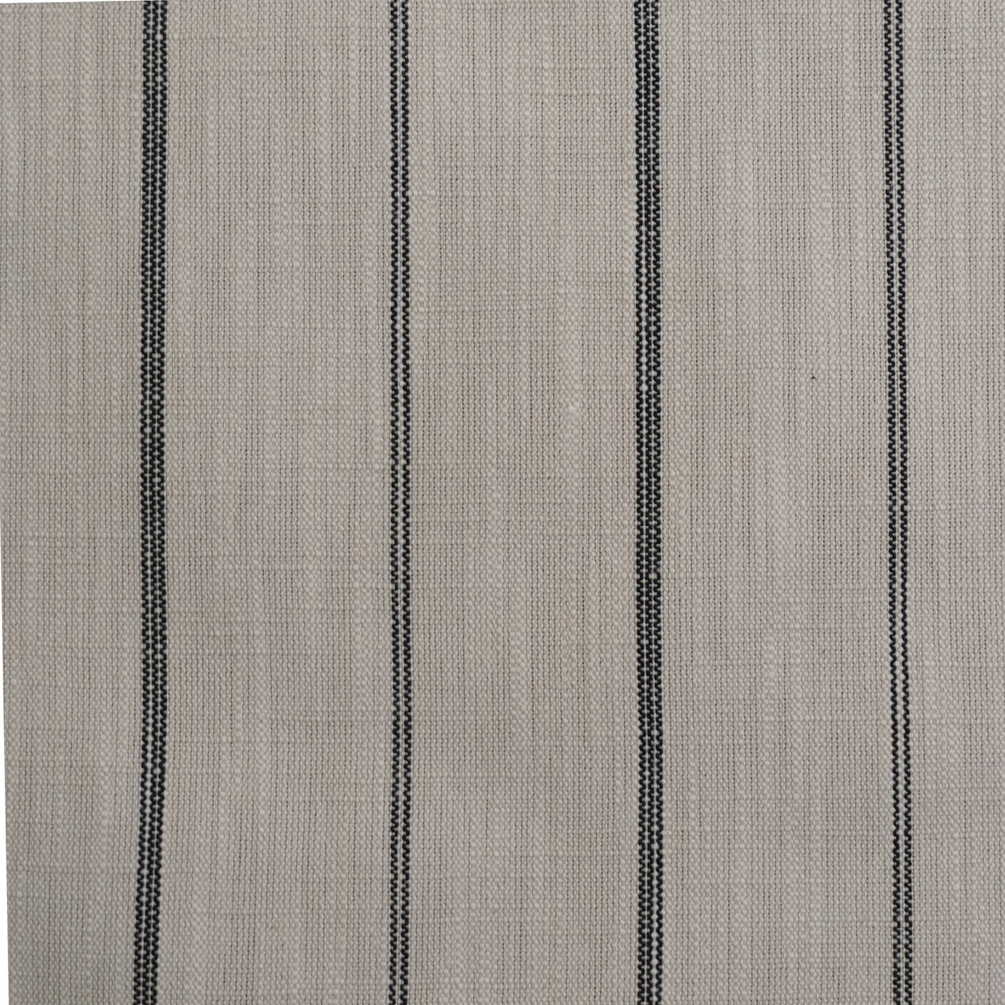 Cream Black Stripe Fabric Upholstery