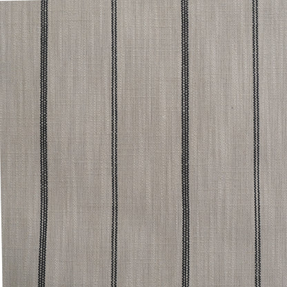Cream Black Stripe Fabric Upholstery
