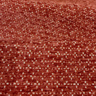Rust Chenille Fabric Small Scale Cut Velvet