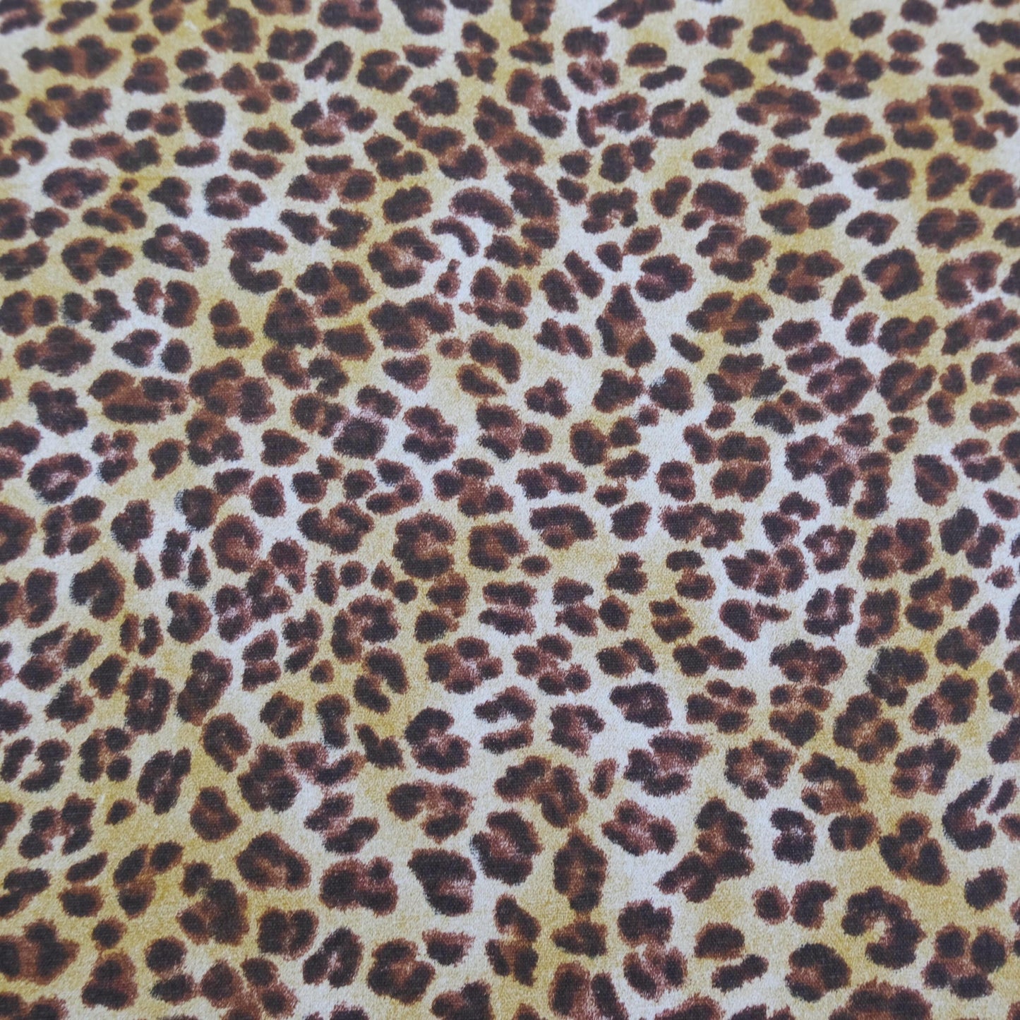 Leopard Skin Print Fabric by the Yard Brown Cotton Home DIY Project Sewing Material for Tote Bag Cheetah Pattern FBY Animal Skin Neutral