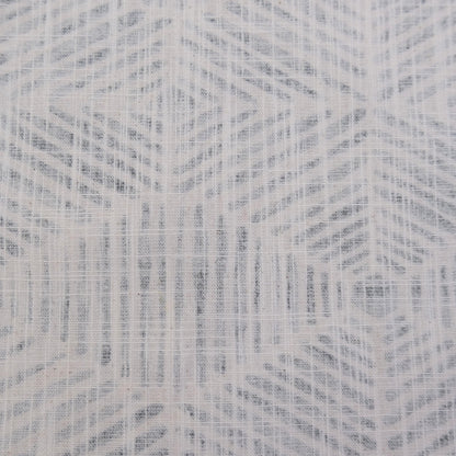 Neutral Geometric Fabric by Yard Tribal Block Print Pattern