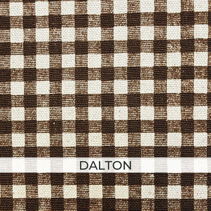 Brown Neutral Coordinating Fabric Set – Cotton Linen Upholstery Fabric by the Yard – Toile, Gingham & Stripe Designer Bundle