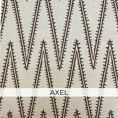 Brown Neutral Coordinating Fabric Set – Cotton Linen Upholstery Fabric by the Yard – Toile, Gingham & Stripe Designer Bundle