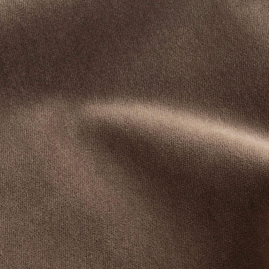 Brown Cotton Velvet Fabric by Yard