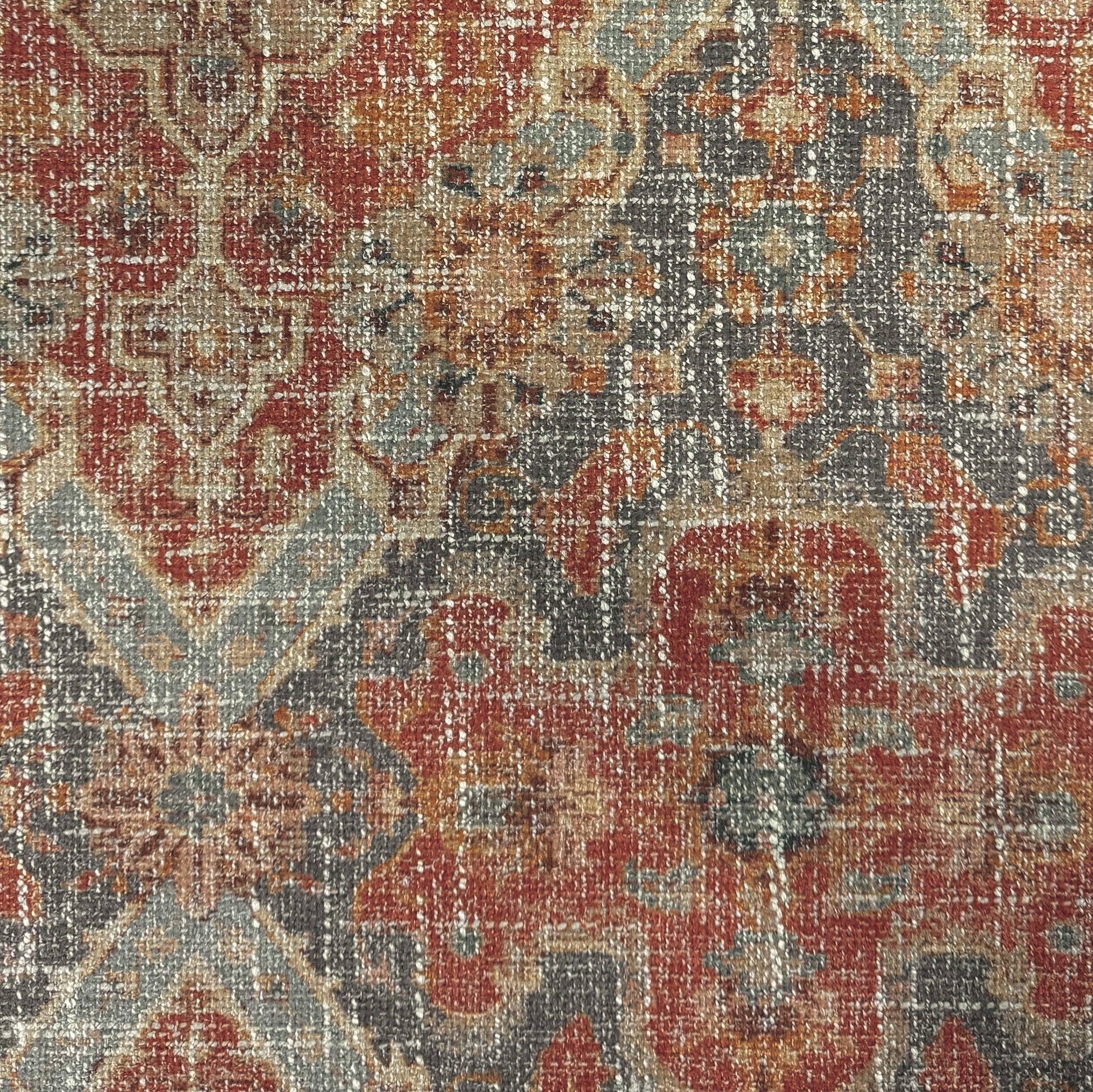 Vintage Rug Fabric Upholstery Material Bohemian Decor Rustic Home Textile Eclectic Interior Design Furniture Makeover DIY Upholstery Throw Pillow Fabric Shabby Chic Decor Distressed Fabric