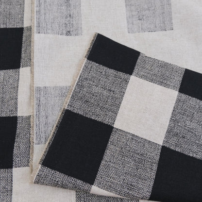 Black Buffalo Check Fabric