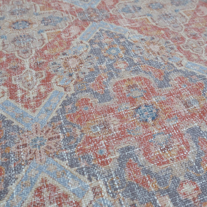Tula Vintage Rug Bohemian Upholstery Fabric- Chenille Shabby Chic Design